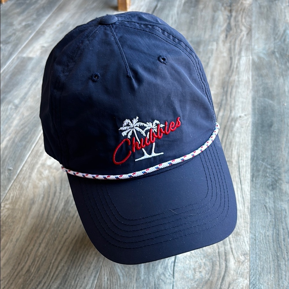 Chubbies Dark Blue Cap with Red Embroidery